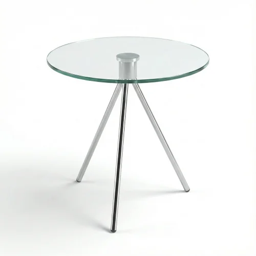 Table d'Appoint Ronde Design "Lumina"